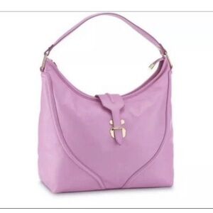 Tous Purple Hobo Bag with Gold Hardware